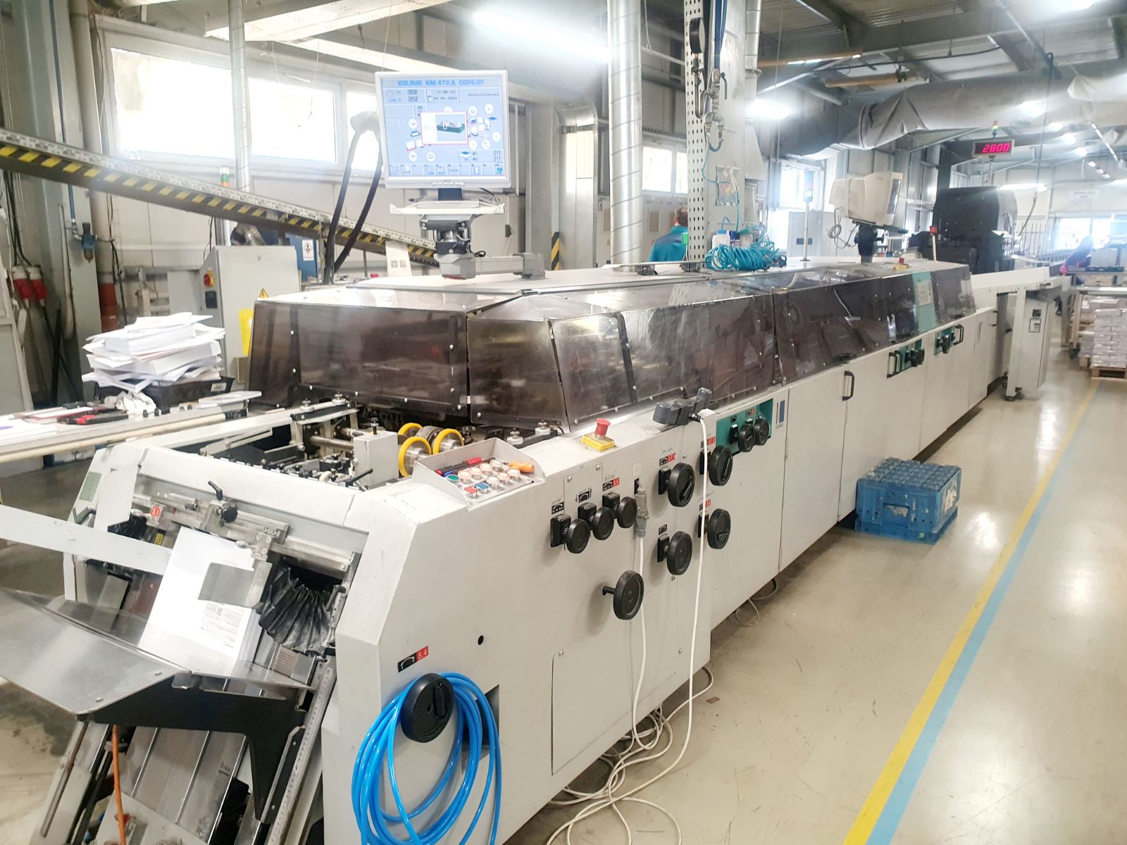 Kolbus bookbinder line KM 472A, HD151P ZU840